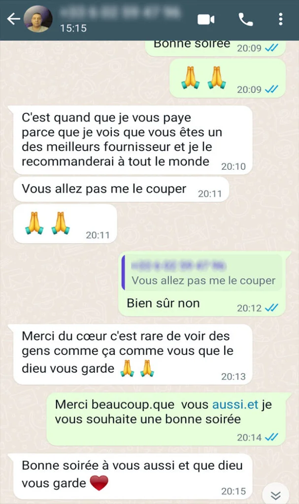 Avis client 2